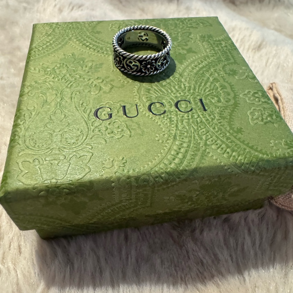 Gucci Silver Ring size‎ 14 - Picture 7 of 12
